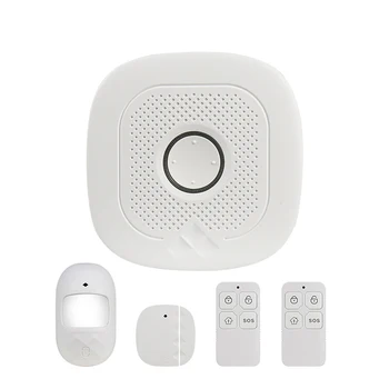 

Wireless Home Security Burglar Alarm System Kits WIFI Alarm System Smart Home Security Suite(EU Plug)