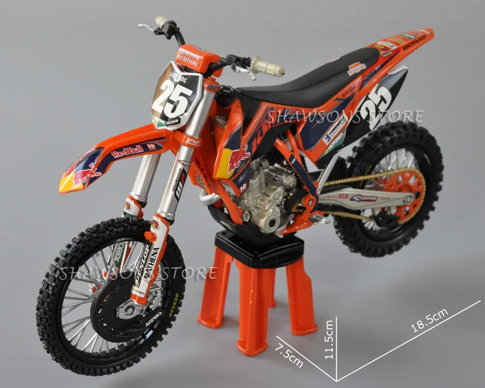 Литые игрушечные модели Automaxx 1:12 KTM 250 SX-F № 84 25 Байк миниатюрный мотоцикл Реплика