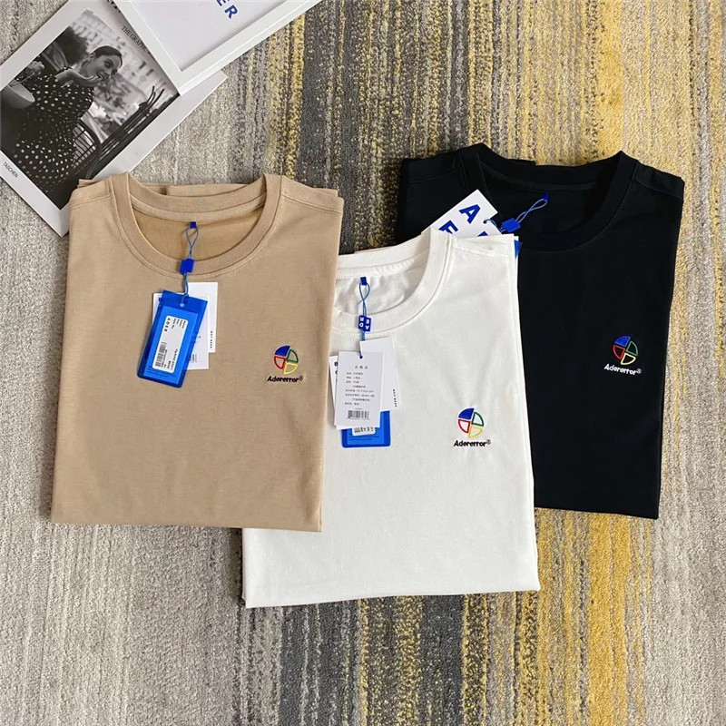 2021ss ADER ERROR T-shirt Men Women 1:1 High Quality Windmill Embroidery Adererror Tee Back Blue Mark Tops Short Sleeve | Мужская одежда