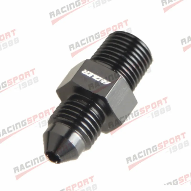 AN3 EINE-3 zu 1/8'' NPT Aluminium Gerade Fitting Adapter Rohr Heizöl Air Blau/Schwarz