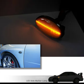 

2pcs Side Fender Marker Light Smoked Lens 84401SA001 Durable Practical