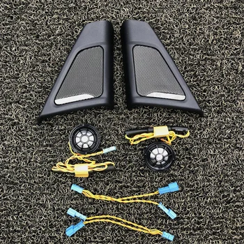 

Car speaker decorative cover for BMW F10 F11 5 series car door front tweeter speaker cover High quality speakers of original ABS