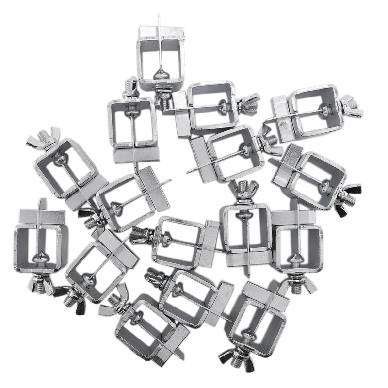 16 Pcs Silver Butt Welding Clamps Ass Clip Metal Plate Car Door Skin Panel Fender | Инструменты