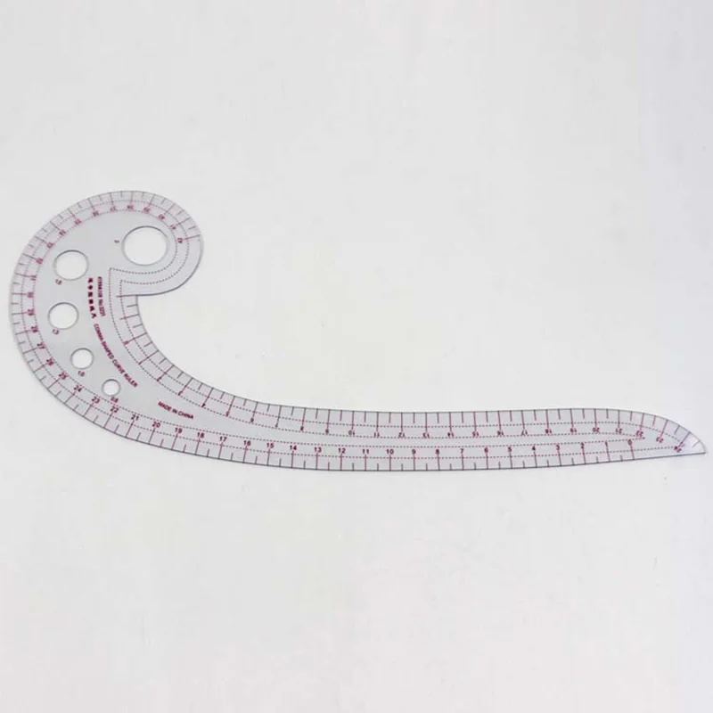 Multi-Function Sewing Ruler Curve Ruler Clothing Sample Garment Cutting Pattern Making Metric Yardstick Drawing Sewing Tools