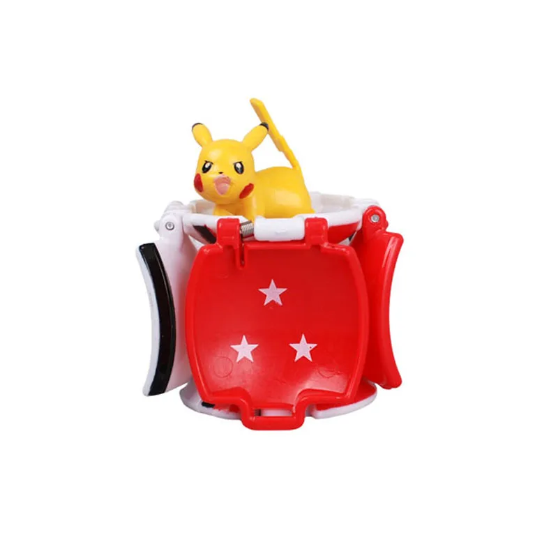 Покемон Пикачу эльф мяч игрушка 7 см покебол pikachu Мультфильм Аниме Фигурки игрушки для детей детские развивающие игрушки