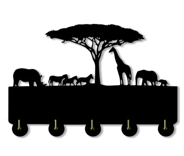 safari animal wall hooks