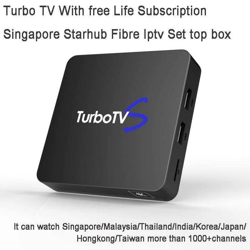 Сингапур, Starhub волокно Turbo tv IP tv box Китай HK TW Сингапур Малайзия Корея индийский Таиланд Япония спортивные каналы