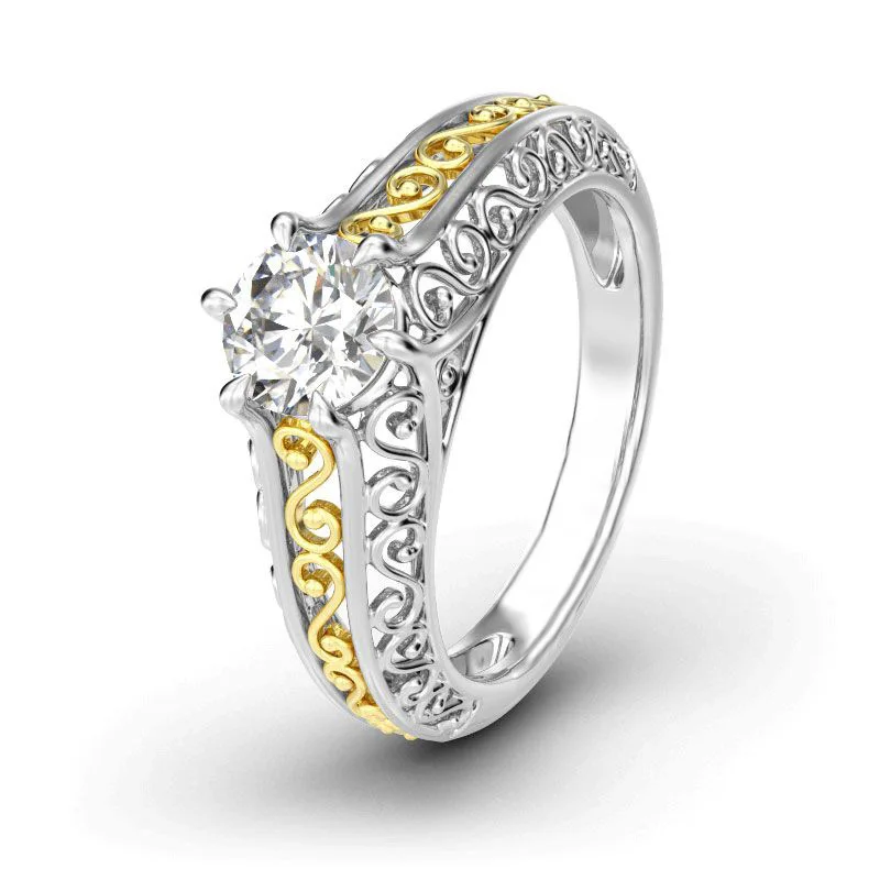 Engagement Rings For Women Wedding Fashion Promise Love Ring Luxury Brand Band Womens Jewellery Wholesale | Украшения и