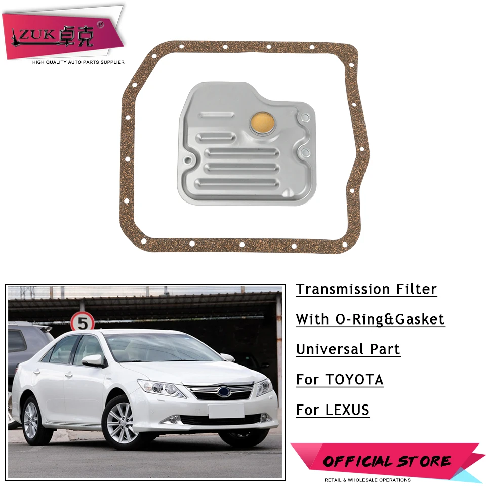 ZUK High Quality Transmission Oil Strainer Filter For Toyota CAMRY HIGHLANDER COROLLA RAV4 ALPHARD For LEXUS ES RX With O-Ring
