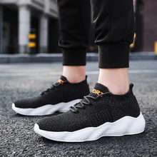 Damyuan Running Shoes Plug Size 46 Comfortable Breathable Men's Sneaker Vulcanize Shoes 2020 Fashion Non-Leather Men Sport Shoes