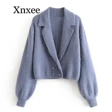 female knit cardigan sweater coat short Double Breasted Sweaters Fashion Solid Short Sweater Elegant Long Sleeve Sweater female knit cardigan sweater coat short Double Breasted Sweaters Fashion Solid Short Sweater Elegant Long Sleeve Sweater