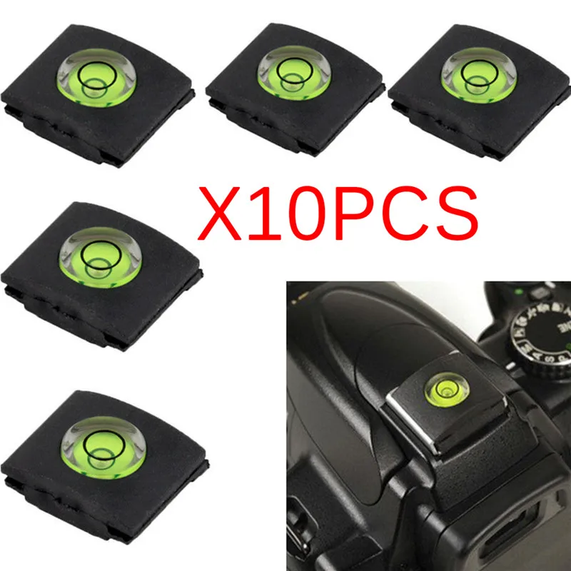 

10Pcs/lot Shoe Bubble Spirit Level Cover Cap For Canon Nikon Pentax DSLR Camera Spirit Level Hot Shoe Cover