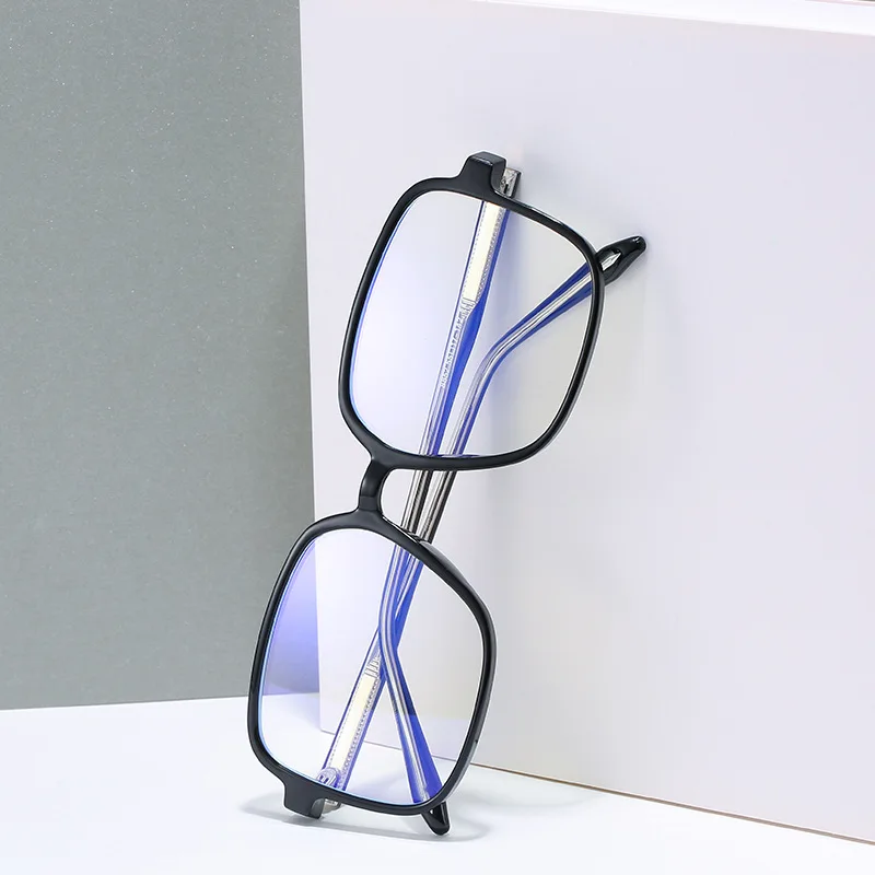 

TEENYOUN Student Square Blue Light Blocking Glasses Anti-blue Light Women Flat Mirror TR90 Glasses Frame Optical Eyeglasses