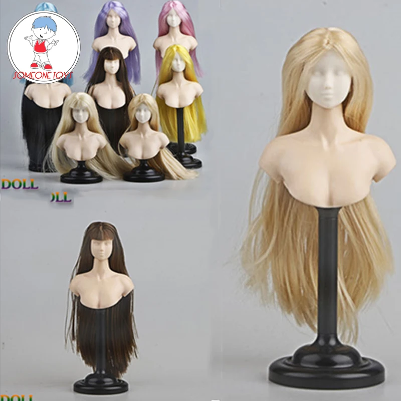 1/6 Scale Women Head Sculpt Female for 12'' Phicen Action Figure Toys DIY 