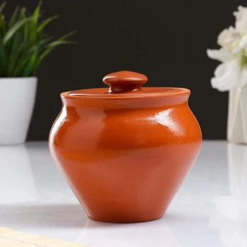 

Roast pot with lid "Vyatsky" 0.5L, terracotta 5156877