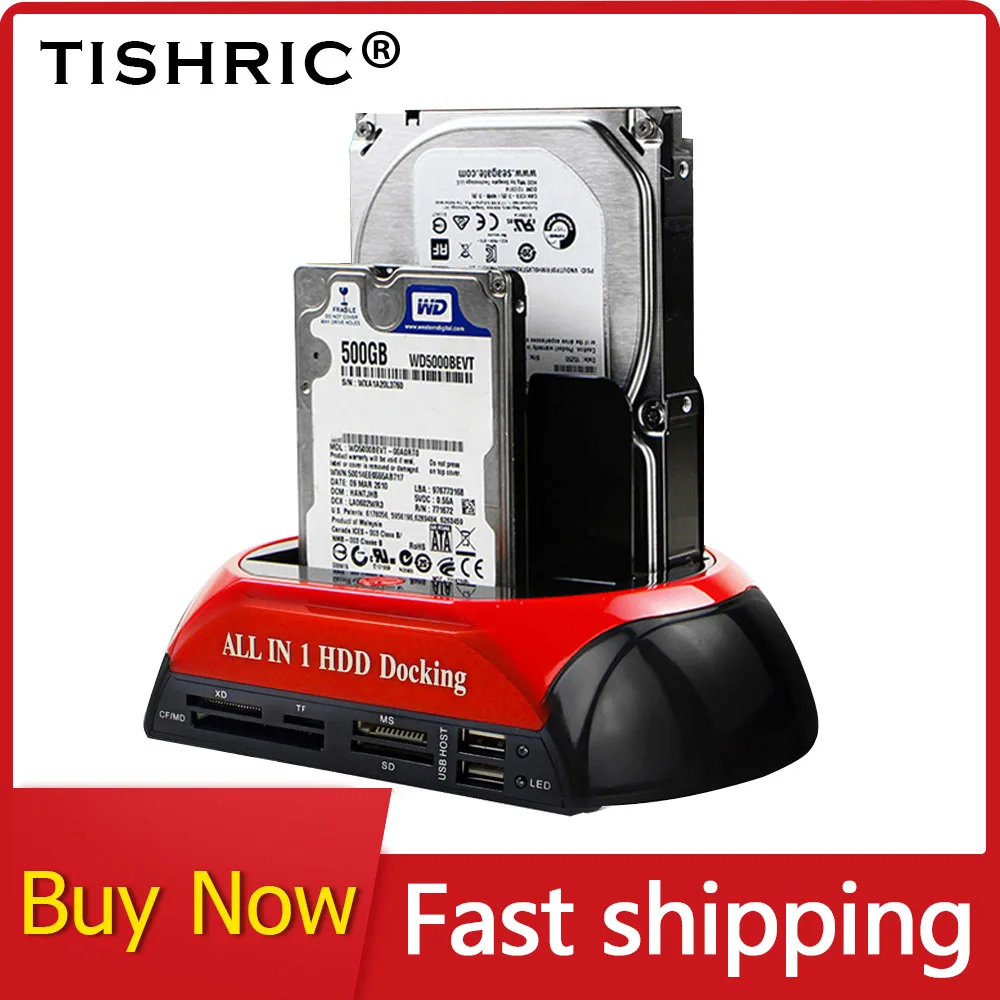 Hdd Docking Station eSATA to USB 2.0 Adapter 2.5/3.5 Hard Disk Drive Hard Enclosure hdd docking station