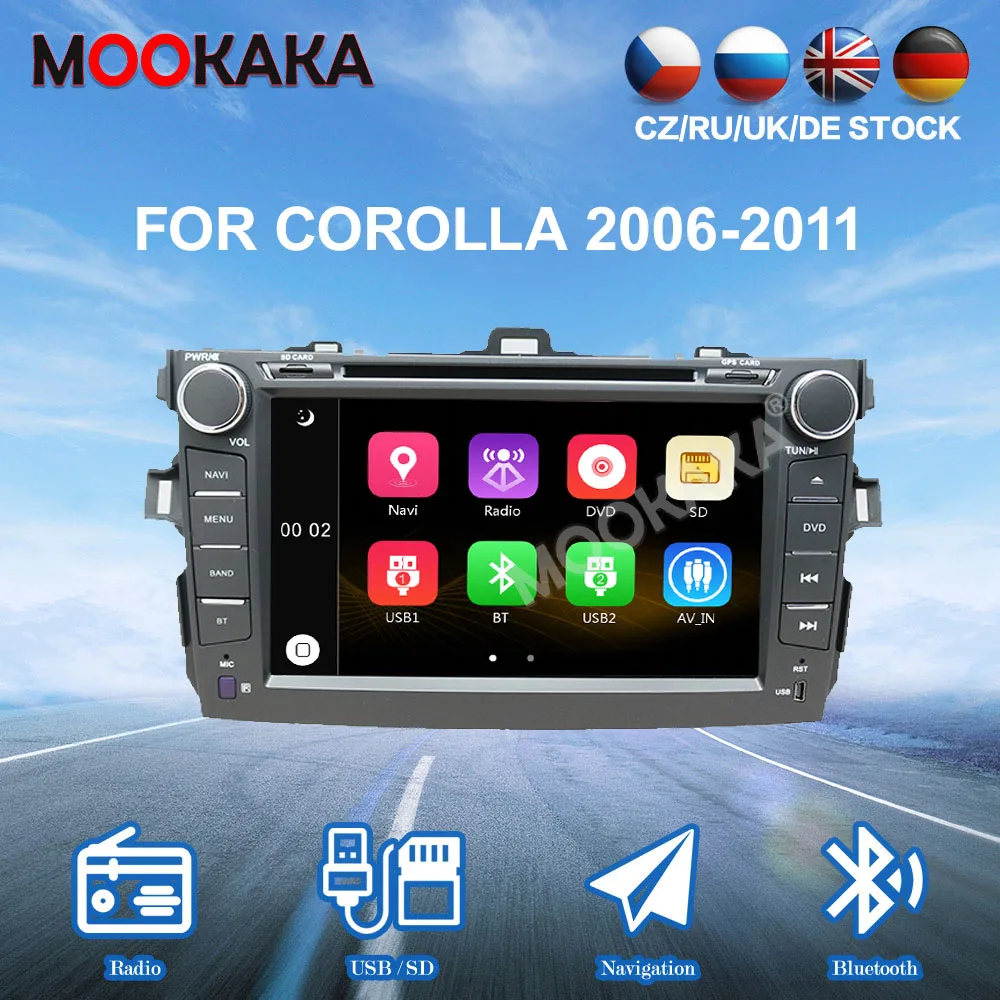 For Toyota Corolla 20062011 Cd Dvd Player Car Stereo Touchscreen