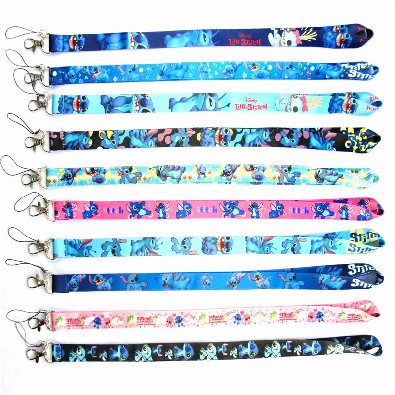 The New Anime Cute Cartoon Neck Strap Lanyard for keys ID Card Gym Mobile Phone Straps USB badge holder DIY Hang Rope