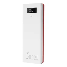 30000 мАч чехол для портативного зарядного устройства, быстрая зарядка, светодиодный внешний аккумулятор для iPhone X XS HUAWEI P30 XIAOMI MI9 S10 S10