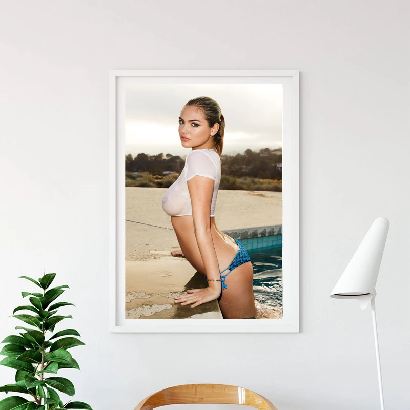 Kate Upton Sexy Model Bikini Canvas Posters Prints Wall Art Painting Decorative Picture Modern Bedroom Bathroom Home Decoration | Дом и сад
