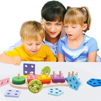 

Geometric Shape Sorting Puzzle Early Learning Caterpillar Game Children Early Learning Supplies for Children Baby