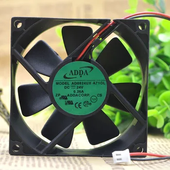 

For ADDA AD0824UX-A71GL 8025 24V 0.26A high air volume cooling fan 80X80X25MM