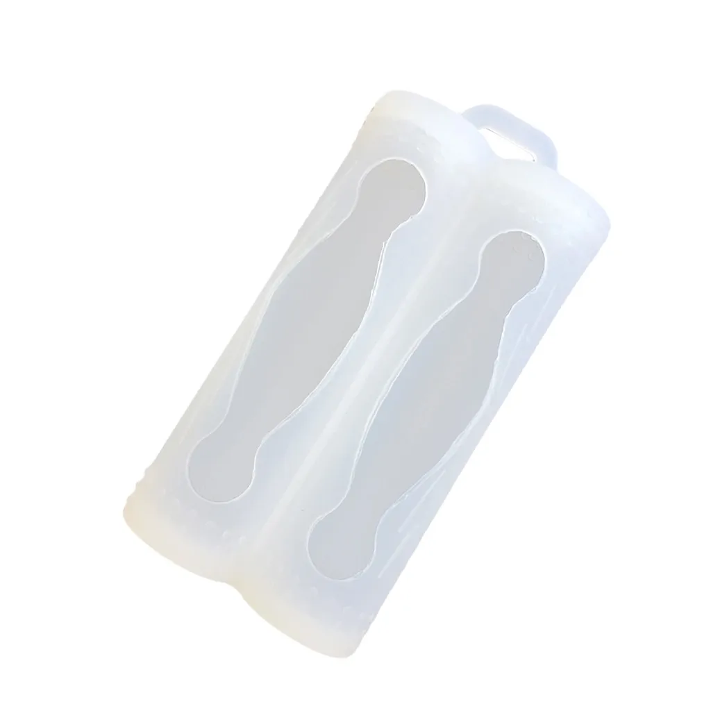 Защитный чехол для двух аккумуляторов, Цветной силиконовый чехол для аккумулятора 18650, чехол для аккумулятора