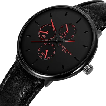 

Erkek Saat Fashion Quartz Watch Business Minimalist Men Wrist Watch Montre Homme Leather Belt Male Clock Reloj Hombre Mens Gift