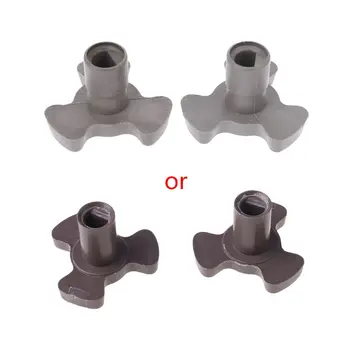 

2Pcs 17mm Microwave Oven Turntable Roller Guide Support Coupler Tray Shaft