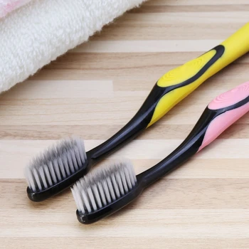 

2pc Nano Professional Adult bamboo Tooth brush Take Good Care of Your Tooth Oral