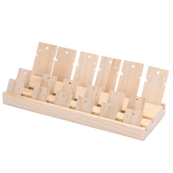 

Fashion Wood Jewelry Display Necklace Charms Jewelry Display Tray Pendant Earrings Card Style Pendant Display Tag Card