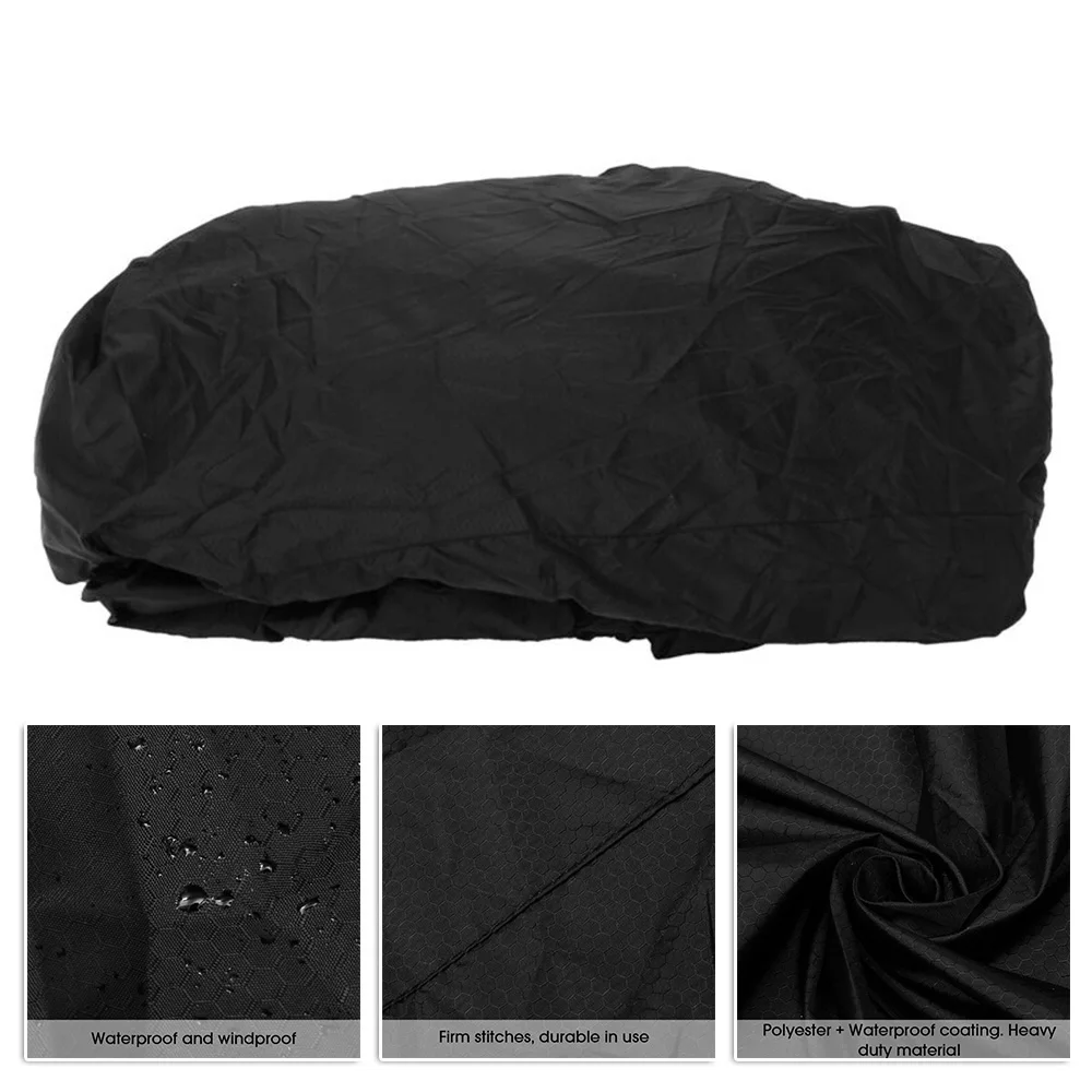 368*130*121 см Черный Автомобильный Чехол для снегохода из высококачественных материалов аксессуары для украшения автомобиля Защита для автомобиля