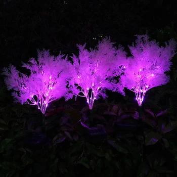

LED Solar Lamp Rime Shape Lawn Light Outdoor Garden Path Decoration Lamp