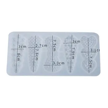 

DIY Crystal Epoxy Resin Mold Hair Clip Barrette Crafts Casting Silicone Mould X7YC