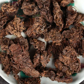 

Yunnan Pu'er Tea 05 Years of Bohai Spring Tea Head Natural Golden Bud Ripe Tea 500g DCMY