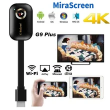 Mira экран G9 Plus 2,4G 5G 4K беспроводной HDMI Wifi ключ приемник зеркальный экран Miracast Airplay DLNA медиа стримеры Anycast