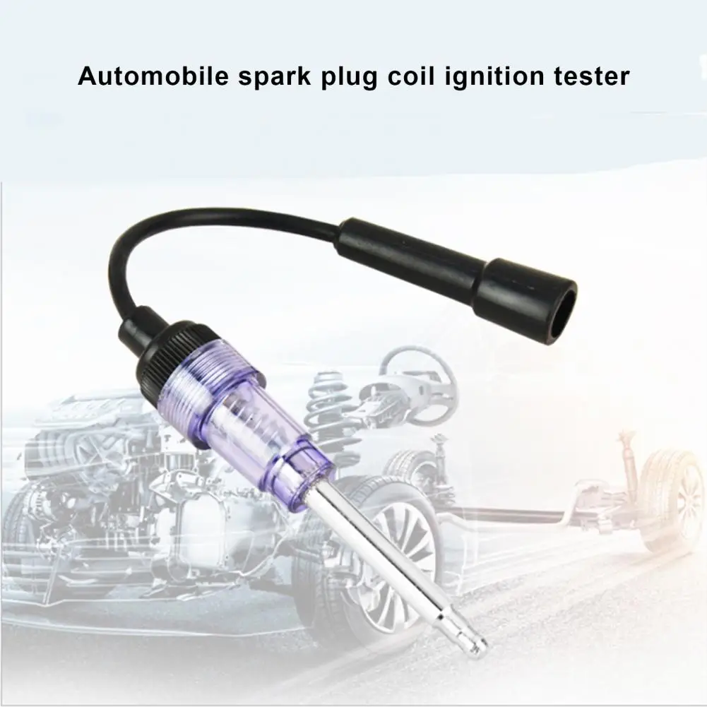 Car Spark Plug Tester Accurate Universal High Voltage Resistance Metal Stable Ignition Diagnostic Tester for Car Accessories