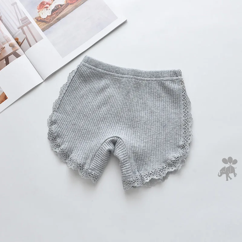 Summer Girls Cotton Shorts Lace Safety Panties Baby Girl Clothes Children Pants For 3-11Years Kids Short Underwear