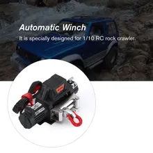 Automatische Lier En Draadloze Afstandsbediening Ontvanger B Voor 1/10 Rc Crawler Auto Axiale SCX10 Traxxas TRX4 D90 TF2 Tamiya CC01