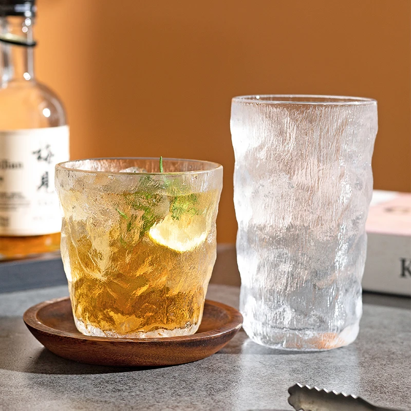 4 шт. набор прозрачных стеклянных чашек для воды | Дом и сад