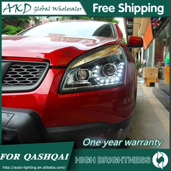 

Headlights For Car Nissan 2007-2016 Qashqai DRL Daytime Running Lights Head Lamp LED Bi Xenon Bulb Fog Lights Car Accessories