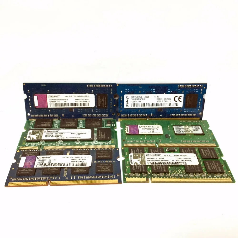 Kingston ноутбук 1 Гб 2 ГБ 4 ГБ 1Г 2Г сети 4G PC2 PC3 DDR2 DDR3 667 1066 1333 1600 МГц 5300S 6400S 8500S ECC память Оперативная память