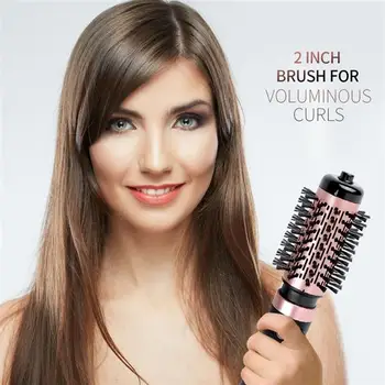 

2-in-1 Hot Air Spin Brush Dryer for Styling, Smoothing and Straightening Auto-rotating Ionic Round Blow Dryer Brush Volumizer
