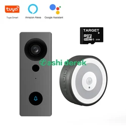 Câmera Sem Fio HD 1080P Inteligente Campainha WF006 Tuya Tuya Casa Inteligente Sem Fio WI FI 2.4G IP55 Campainha Visual Campainha Impermeável
