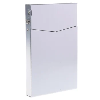 

THINKTHENDO New Pocket Business Name Credit ID Card Case Metal Box Holder