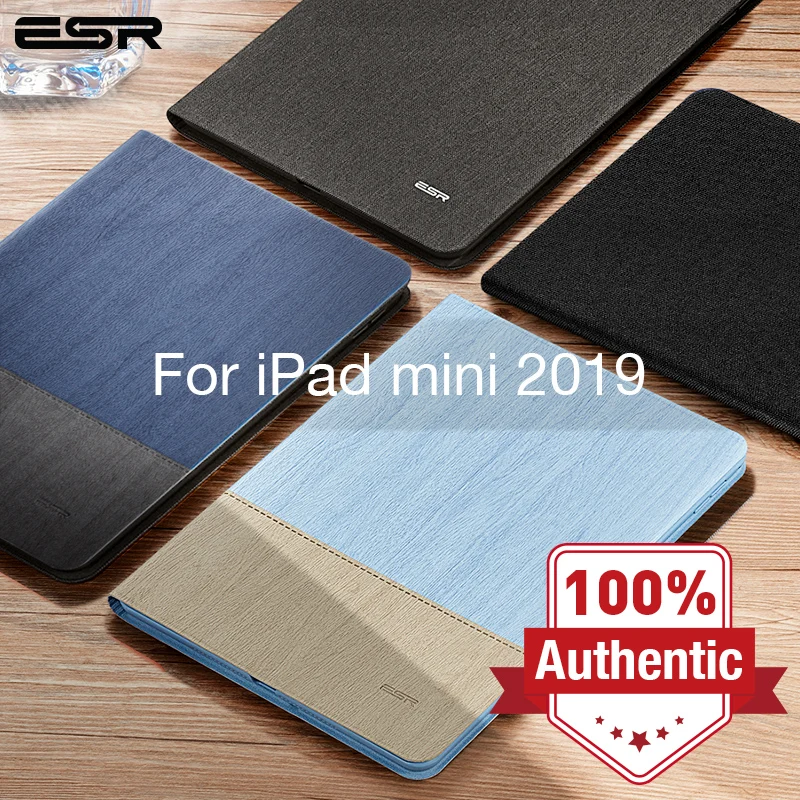 Comprar ESR caso iPad mini 5 2019 de la tela de Oxford de cuero de la PU inteligente cubierta de libro de Auto dormir despertar soporte caso de Folio para iPad mini 5 7,9\