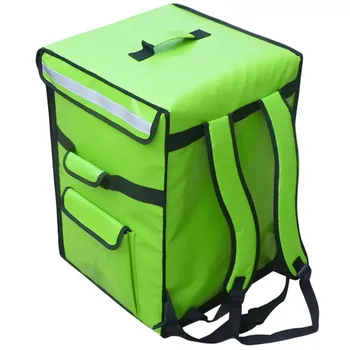 

42/58L large takeaway backpack/Lunch box fast food pizza delivery incubator ice bag waterproof refrigerated insulation make LOGO