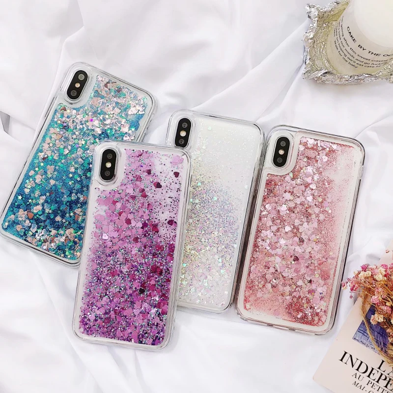 Чехол с жидкими блестками для Huawei Honor 20 Pro 8X 9X 7X 6X 5X 4X 8 9 10 Lite 8A 8C 8S V20 V10 V9 V8 | Мобильные