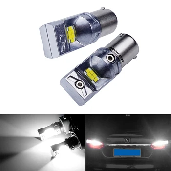 

ANGRONG 2x White BAU15S PY21W 581 CSP LED Turn Signal Indicator Daytime Light Lamp Bulb