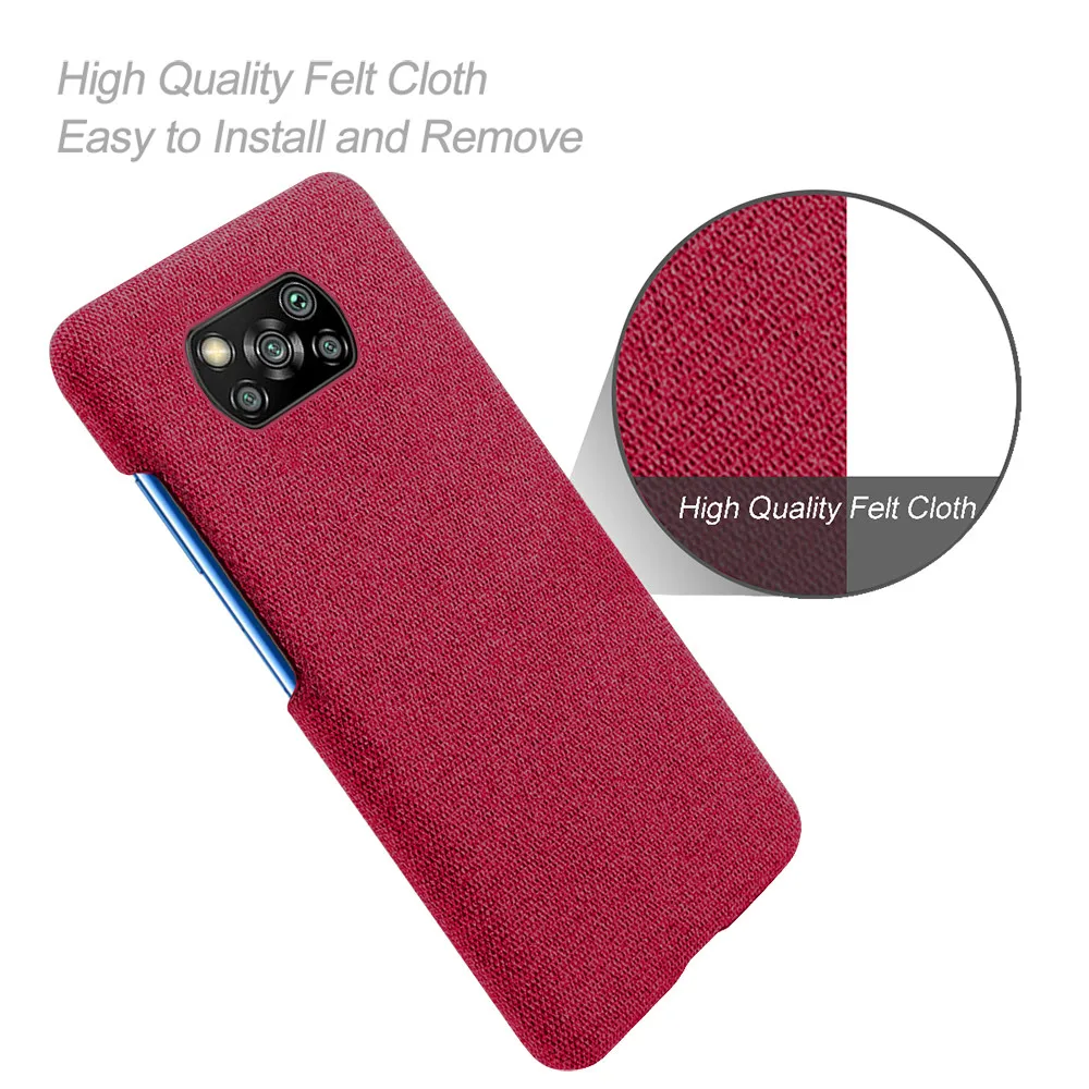Funda Poco X3 Pro Per Xiaomi Poco X3 Pro Custodia Nfc M4 Pro M3 Custodia Morbida Antiscivolo In Tessuto Per Xiaomi Poco X3 Nfc Gt Pro 5G